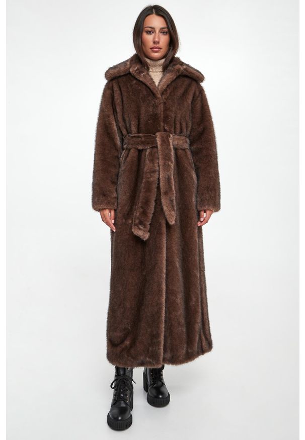 Twinset Milano - Kożuch damski TWINSET ACTITUDE