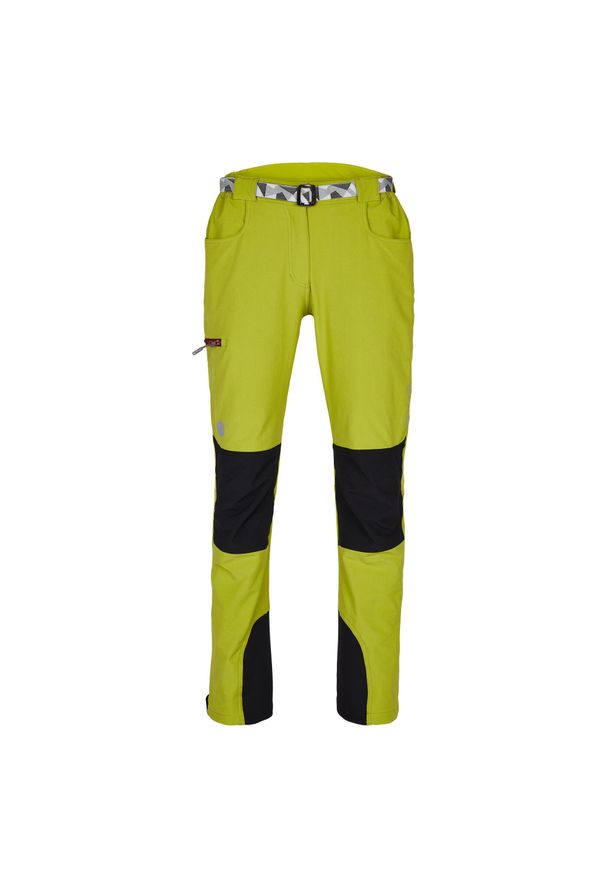Spodnie trekkingowe Extendo damskie Milo Tacul Lady. Kolor: czarny, zielony, wielokolorowy, żółty. Materiał: tkanina. Sport: turystyka piesza