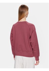 New Balance Bluza WT31500 Bordowy Oversize. Kolor: czerwony. Materiał: bawełna #5