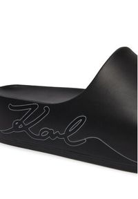 Karl Lagerfeld - KARL LAGERFELD Klapki Kobo II KL86048F Czarny. Kolor: czarny. Materiał: syntetyk #6