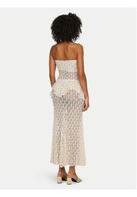 only - ONLY Spódnica maxi Aya 15375833 Brązowy ciemny Regular Fit. Kolor: brązowy. Materiał: syntetyk #8