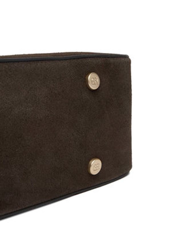 Gino Rossi - GINO ROSSI Torebka EO-LA224-19327-2 Brązowy. Kolor: brązowy. Materiał: skórzane, zamszowe