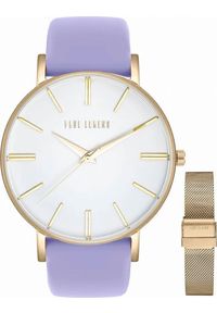 Zegarek Paul Lorens Zegarek damski Paul Lorens JULIE bt fioletowy pasek + siatka mesh. Kolor: fioletowy. Materiał: mesh #1