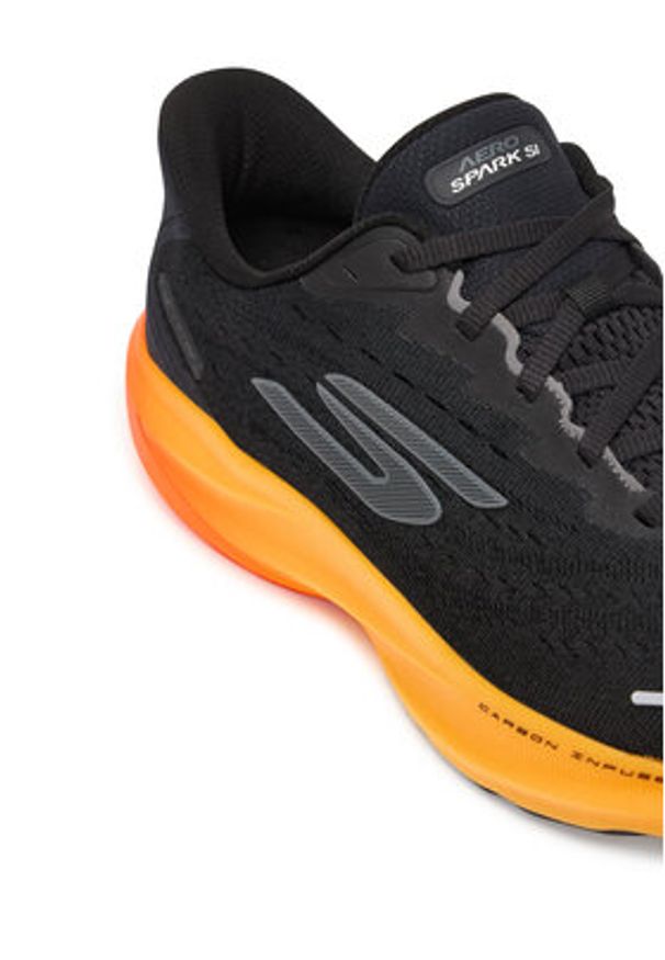 skechers - Skechers Buty do biegania Aero Spark 246205/DKCC Czarny. Kolor: czarny. Materiał: materiał