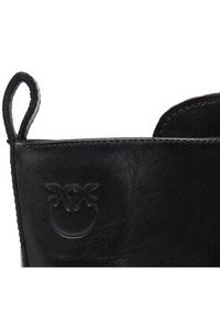 Pinko - PINKO Trzewiki Honneger Anfibio AI 23-24 BLKS1 102330 A0NY Czarny. Kolor: czarny. Materiał: skóra #3