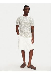 Only & Sons T-Shirt 22025283 Beżowy Regular Fit. Kolor: beżowy. Materiał: bawełna