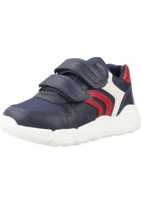 Geox - Kapcie GEOX B FLEXYPER MINI BOY Niebieski. Okazja: na co dzień. Kolor: niebieski. Materiał: syntetyk, tkanina