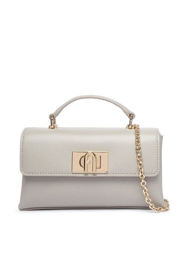 Furla Torebka 1927 Mini WE00423 ARE000 CN 4897S Szary. Kolor: szary. Materiał: skórzane