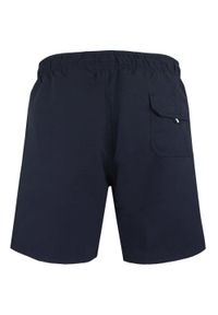 Męskie Spodenki Plażowe do Pływania (Kąpielówki) - Pako Jeans - Granatowe. Kolor: niebieski. Materiał: poliester #6