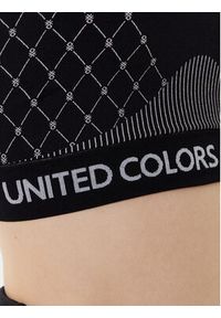United Colors of Benetton - United Colors Of Benetton Biustonosz sportowy 3SW63H00I Czarny. Kolor: czarny. Materiał: syntetyk