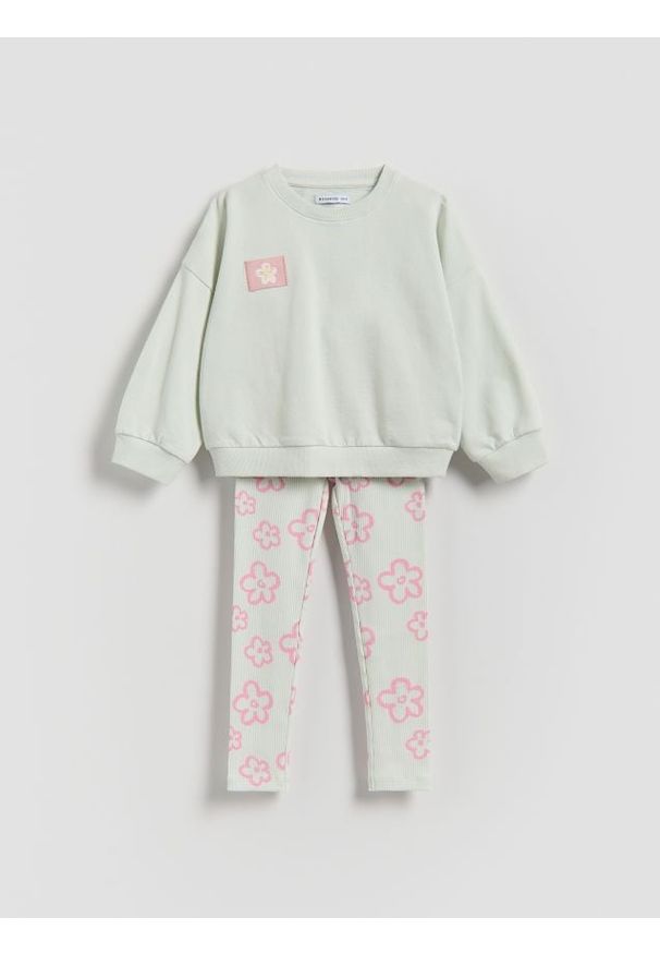 Reserved - Bawełniany komplet - wielobarwny. Materiał: bawełna