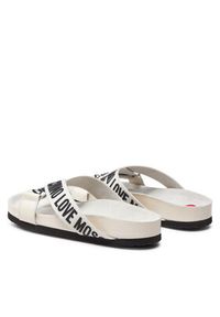 Love Moschino - LOVE MOSCHINO Klapki JA28263G0IIX110A Brązowy. Kolor: brązowy. Materiał: skóra