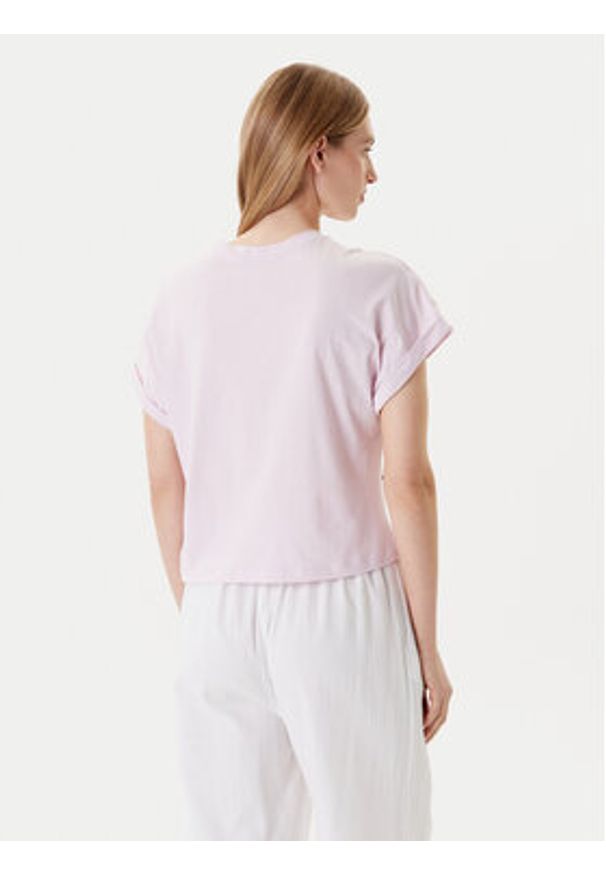 United Colors of Benetton - United Colors Of Benetton Koszulka piżamowa 30963M07C Różowy Boxy Fit. Kolor: różowy. Materiał: bawełna