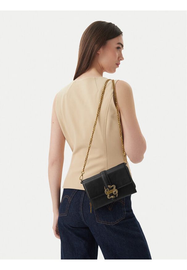 Just Cavalli Torebka 80RA5PA6 ZSA89 Czarny. Kolor: czarny. Materiał: skórzane