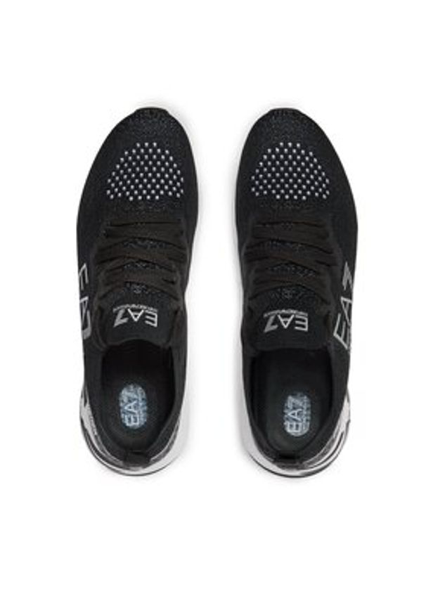 EA7 Emporio Armani Sneakersy X8X095 XK240 A120 Czarny. Kolor: czarny. Materiał: materiał