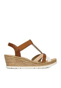 Sandały Rieker. Kolor: brązowy #1