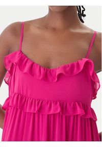 MICHAEL Michael Kors Sukienka letnia MS683E37R3 Różowy Relaxed Fit. Kolor: różowy. Materiał: syntetyk. Sezon: lato #4