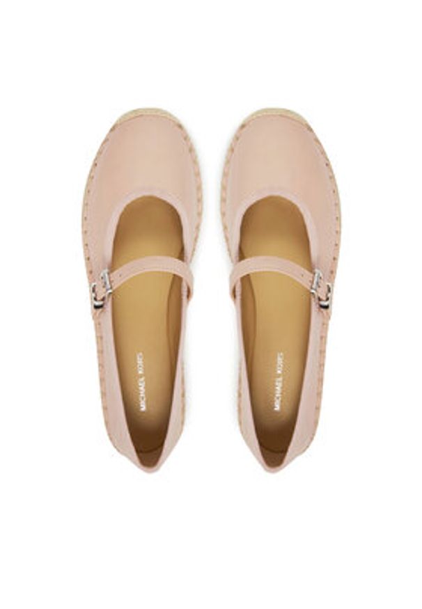 MICHAEL Michael Kors Espadryle 40S5LYFP2L Różowy. Kolor: różowy. Materiał: skóra