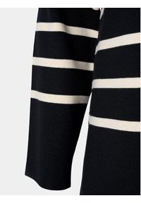 Zizzi Sweter M61259A Czarny Regular Fit. Kolor: czarny. Materiał: wiskoza
