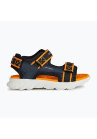 Sandały Geox J Sandal Airadyum B. Kolor: pomarańczowy, wielokolorowy, niebieski, żółty. Materiał: tkanina, syntetyk