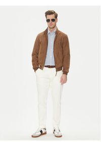 Serge Pariente Kurtka skórzana Expo Vs Beżowy Regular Fit. Kolor: beżowy. Materiał: skóra #5