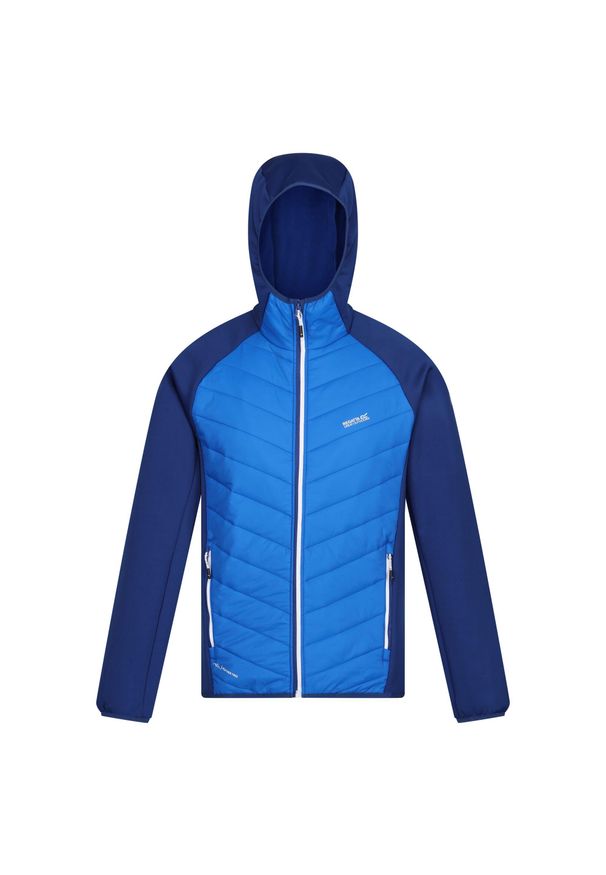 Regatta - Męska Kurtka Hybrydowa Andreson VIII. Kolor: niebieski. Materiał: puch. Sport: turystyka piesza