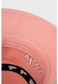 Ellesse kapelusz bawełniany kolor różowy bawełniany. Kolor: różowy. Materiał: bawełna