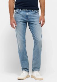 Mustang - Męskie Spodnie Jeansowe MUSTANG Denver Straight Denim Blue 1015887 5000 333