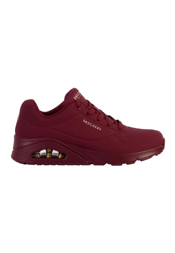 skechers - Buty do chodzenia damskie Skechers Uno Stand On Air Plum. Zapięcie: sznurówki. Kolor: fioletowy. Materiał: syntetyk, materiał. Szerokość cholewki: normalna. Model: Skechers Sport. Sport: turystyka piesza