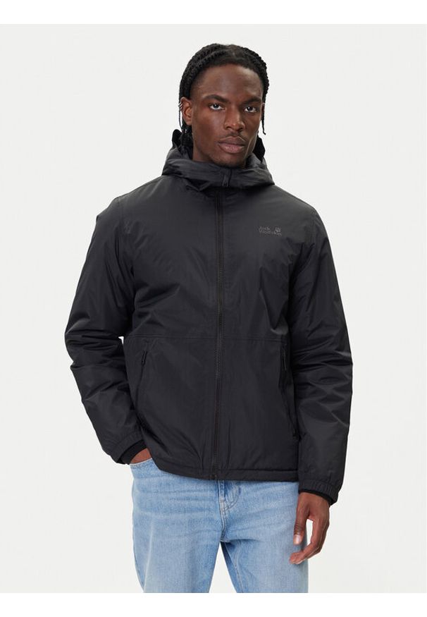 Jack Wolfskin Kurtka outdoor Pamir A65048 Czarny Regular Fit. Kolor: czarny. Materiał: syntetyk. Sport: outdoor