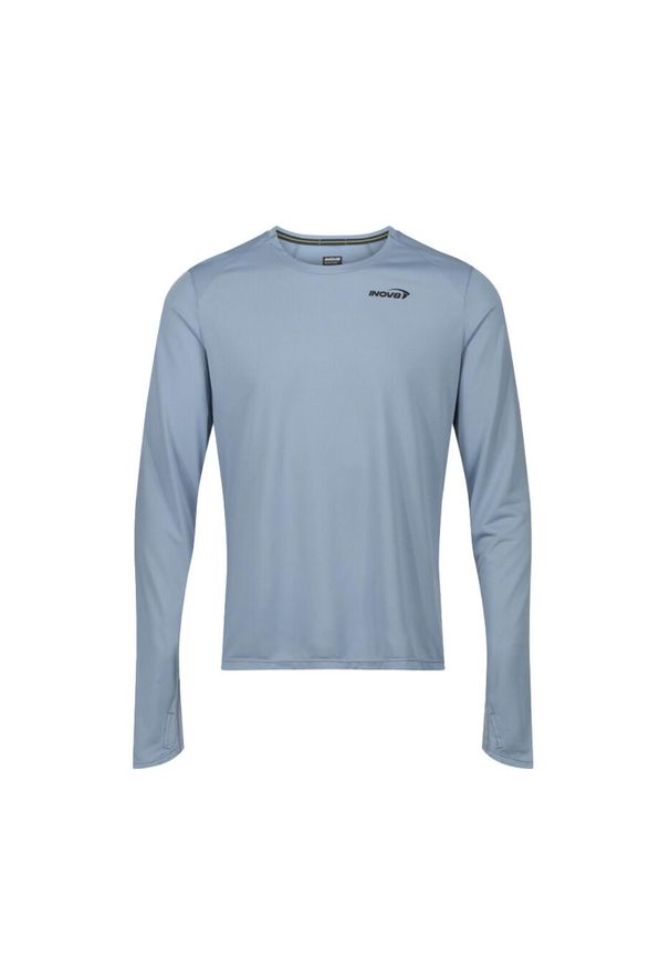 Bluza biegowa męska Inov-8 Performance Long Sleeve. Kolor: niebieski. Długość rękawa: długi rękaw