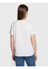 Pepe Jeans T-Shirt Tara PL505343 Biały Regular Fit. Kolor: biały. Materiał: bawełna