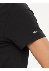 Tommy Jeans T-Shirt Lux Ath DW0DW16835 Czarny Classic Fit. Kolor: czarny. Materiał: bawełna #3
