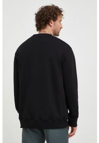Samsoe & Samsoe - Samsoe Samsoe bluza bawełniana męska kolor czarny gładka. Okazja: na co dzień. Kolor: czarny. Materiał: bawełna. Wzór: gładki. Styl: casual #3