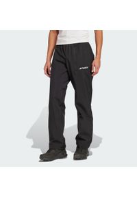 Adidas - Dwuwarstwowe spodnie przeciwdeszczowe Terrex Multi Climaproof 2.0. Kolor: czarny. Technologia: ClimaProof (Adidas). Sport: turystyka piesza