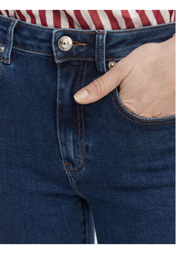 TOMMY HILFIGER - Tommy Hilfiger Jeansy WW0WW48565 Niebieski Flare Fit. Kolor: niebieski