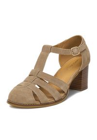 Lasocki Sandały CEO-25F531-3 Beżowy. Kolor: beżowy. Materiał: skóra, zamsz #6
