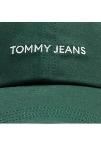 Tommy Jeans Czapka z daszkiem Tjm Linear Logo Cap AM0AM12024 Zielony. Kolor: zielony. Materiał: materiał