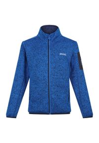 Regatta - Polar dziecięcy Newhill Fleece Jacket. Kolor: niebieski, wielokolorowy, czarny. Materiał: polar #1