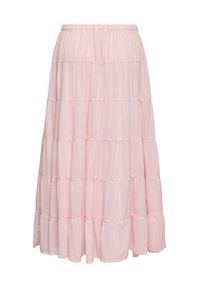 only - ONLY Spódnica maxi Kelly 15374229 Różowy jasny A-Line Fit. Kolor: różowy. Materiał: bawełna #7