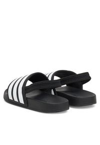 Adidas - adidas Sandały adilette Estrap JR5328 Czarny. Kolor: czarny