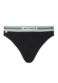 Lacoste Stringi 8F5198 Czarny. Kolor: czarny. Materiał: bawełna