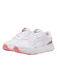 Puma - Kobiety/Panie Runtamed GirlPower Platform Trainers. Kolor: biały. Obcas: na platformie. Styl: sportowy