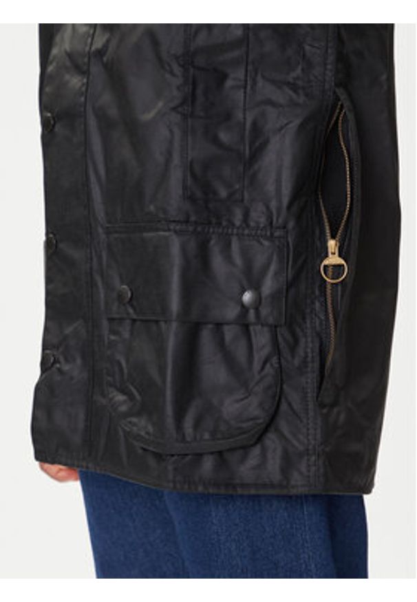 Barbour Kurtka przejściowa MWX0017BK91 Czarny Regular Fit. Kolor: czarny. Materiał: bawełna