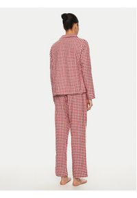 Hunkemöller Piżama Flannel 300635 Czerwony Regular Fit. Kolor: czerwony. Materiał: bawełna #2