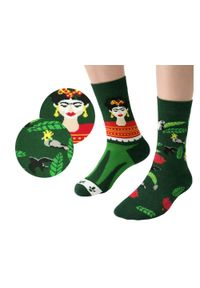 His Story - Skarpetki Bawełniane - Tematyczne - Zielone, Frida. Kolor: zielony. Materiał: elastan, bawełna, poliamid #5