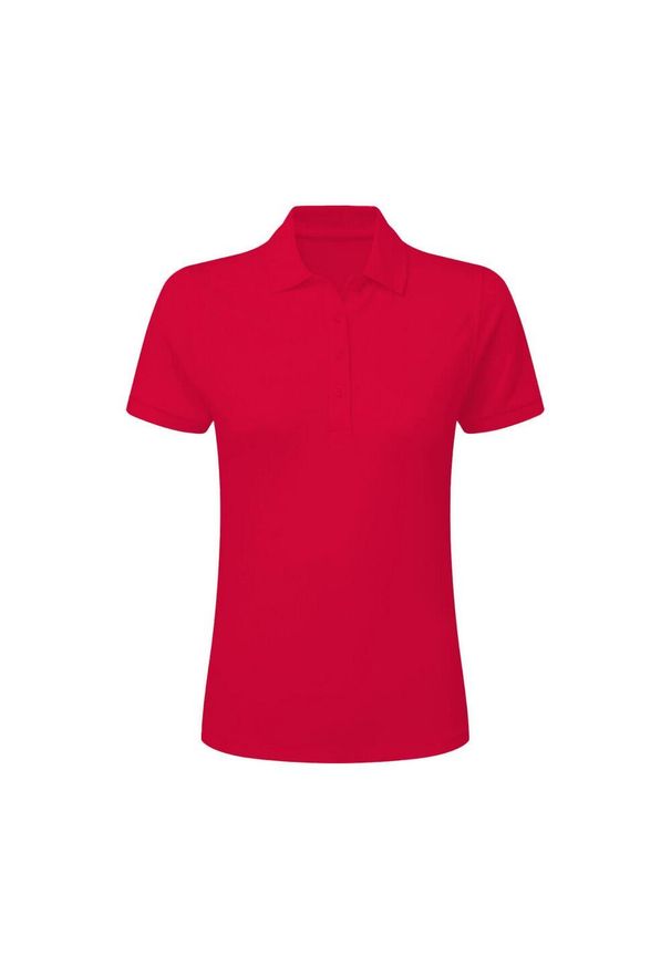 SG - Damska Koszulka Polo Signature Stretch Bez Metki. Typ kołnierza: polo. Kolor: czerwony