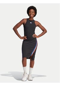 Adidas - adidas Sukienka codzienna Future Icons 3-Stripes IR9135 Czarny Regular Fit. Okazja: na co dzień. Kolor: czarny. Materiał: bawełna. Typ sukienki: proste. Styl: casual #5