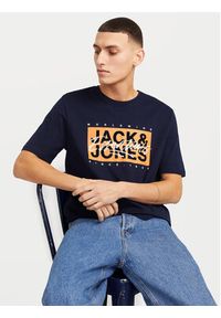 Jack & Jones - Jack&Jones T-Shirt Colton 12268439 Granatowy Standard Fit. Kolor: niebieski. Materiał: bawełna #6