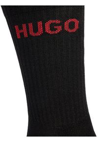 Hugo - HUGO Skarpety długie 50510187 Czarny. Kolor: czarny. Materiał: bawełna #3